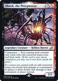 Obosh, the Preypiercer (228) [Prerelease Cards]