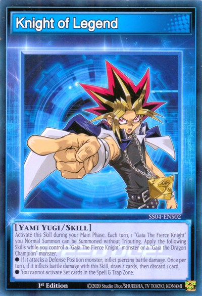 Knight of Legend (SS04-ENS02) [Speed Duel Decks: Match of the Millennium]