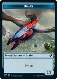Drake // Insect (018) Double-Sided Token (8 // 18) [Commander 2020]