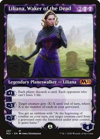 Liliana, Waker of the Dead (Showcase) (297) [Core Set 2021]