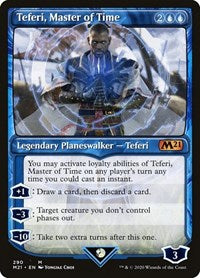 Teferi, Master of Time (Showcase) (290) (290) [Core Set 2021]