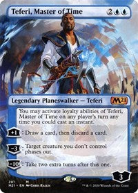 Teferi, Master of Time (Borderless) (281) [Core Set 2021]