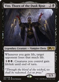Vito, Thorn of the Dusk Rose (127) [Core Set 2021]