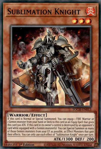Sublimation Knight (TOCH-EN013) [Toon Chaos]
