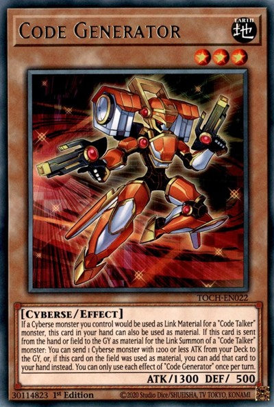 Code Generator (TOCH-EN022) [Toon Chaos]