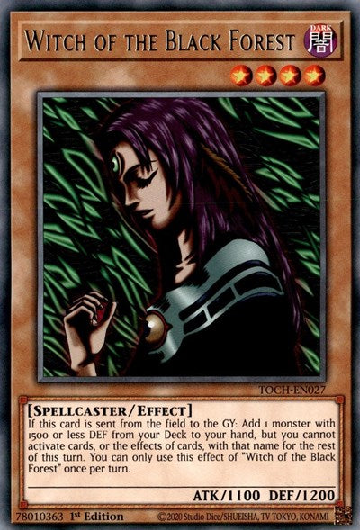 Witch of the Black Forest (TOCH-EN027) [Toon Chaos]