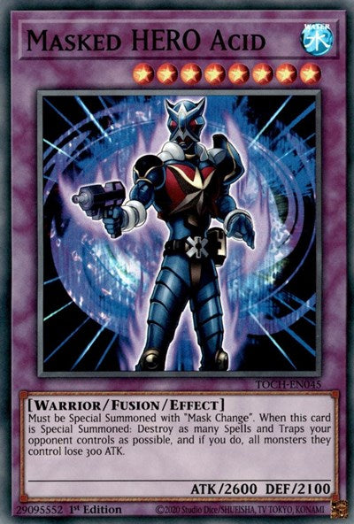 Masked HERO Acid (TOCH-EN045) [Toon Chaos]