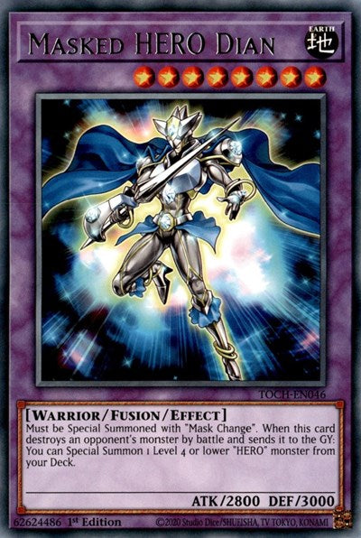 Masked HERO Dian (TOCH-EN046) [Toon Chaos]
