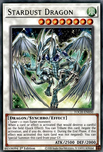 Stardust Dragon (TOCH-EN050) [Toon Chaos]