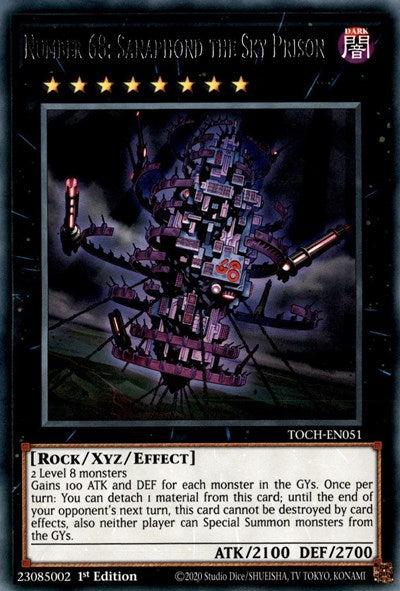 Number 68: Sanaphond the Sky Prison (TOCH-EN051) [Toon Chaos]