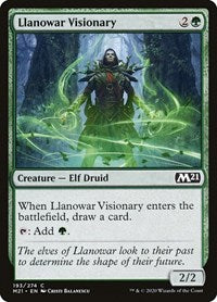 Llanowar Visionary (193) [Core Set 2021]