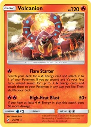 Volcanion 025/214  Deck Exclusives - Rare