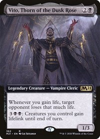 Vito, Thorn of the Dusk Rose (Extended Art) (362) [Core Set 2021]