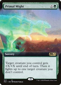 Primal Might (Extended Art) (377) [Core Set 2021]