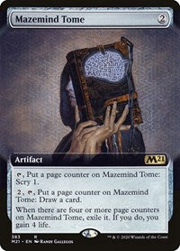 Mazemind Tome (Extended Art) (383) [Core Set 2021]