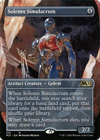 Solemn Simulacrum (Alternate Art) (319) [Core Set 2021]