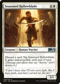 Seasoned Hallowblade (34) [Core Set 2021]