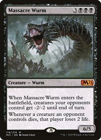 Massacre Wurm (114) [Core Set 2021]