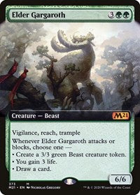 Elder Gargaroth (Extended Art) (373) [Core Set 2021]