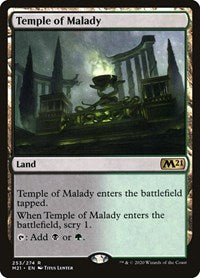 Temple of Malady (253) [Core Set 2021]