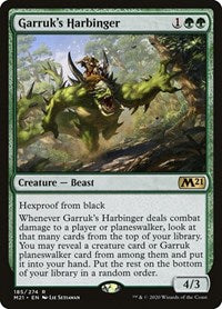 Garruk's Harbinger (185) [Core Set 2021]
