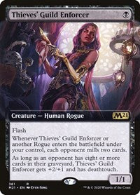 Thieves' Guild Enforcer (Extended Art) (361) [Core Set 2021]