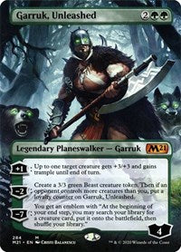 Garruk, Unleashed (Borderless) (284) [Core Set 2021]