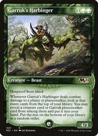 Garruk's Harbinger (Showcase) (307) [Core Set 2021]
