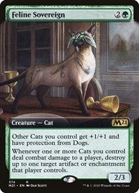 Feline Sovereign (Extended Art) (374) [Core Set 2021]