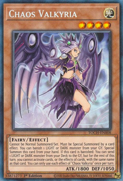Chaos Valkyria (CR) (TOCH-EN008) [Toon Chaos]