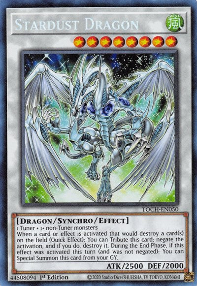 Stardust Dragon (CR) (TOCH-EN050) [Toon Chaos]