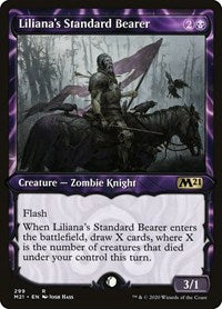 Liliana's Standard Bearer (Showcase) (299) [Core Set 2021]