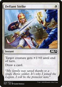 Defiant Strike (15) [Core Set 2021]