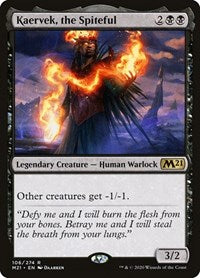 Kaervek, the Spiteful (106) [Core Set 2021]