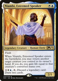 Niambi, Esteemed Speaker (222) [Core Set 2021]
