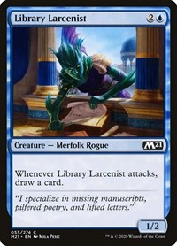 Library Larcenist (55) [Core Set 2021]
