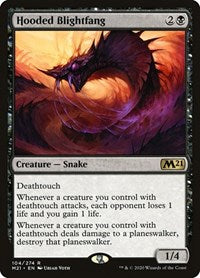 Hooded Blightfang (104) [Core Set 2021]