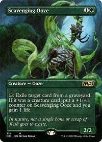 Scavenging Ooze (Alternate Art) (318) [Core Set 2021]