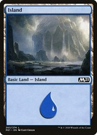 Island (263) (263) [Core Set 2021]