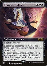 Demonic Embrace (Extended Art) (356) [Core Set 2021]
