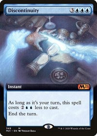 Discontinuity (Extended Art) (349) [Core Set 2021]