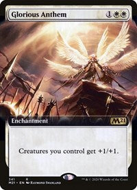 Glorious Anthem (Extended Art) (341) [Core Set 2021]