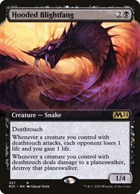 Hooded Blightfang (Extended Art) (357) [Core Set 2021]