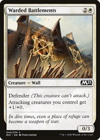 Warded Battlements (44) [Core Set 2021]