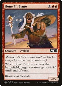 Bone Pit Brute (132) [Core Set 2021]