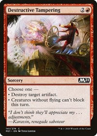 Destructive Tampering (141) [Core Set 2021]
