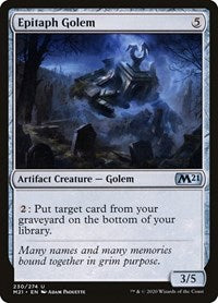 Epitaph Golem (230) [Core Set 2021]