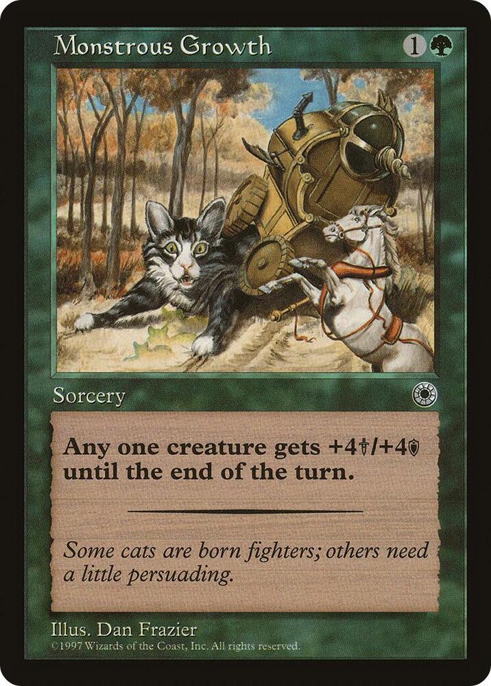 Monstrous Growth (Flavor Text) [Portal]