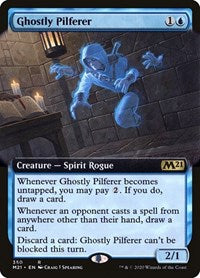 Ghostly Pilferer (Extended Art) (350) [Core Set 2021]