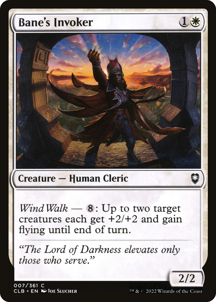 Bane's Invoker (CLB-007) - Commander Legends: Battle for Baldur's Gate